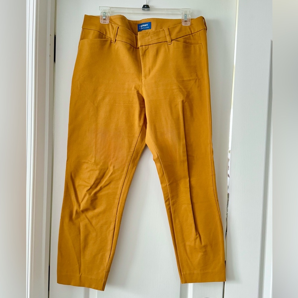 Old Navy Pixie Dress Pants - Mustard/Gold